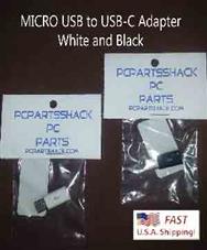 USB-C (Type-C) Adapter White USB Type C Male Connector To Micro USB Female