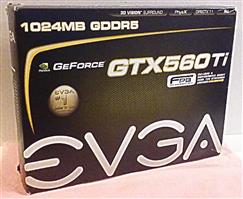 EVGA GTX 560TI DDR5 SLI NVIDIA Graphics Card,